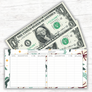 'The Holidays Are Here' Theme Horizontal Cash Envelopes (Printable)