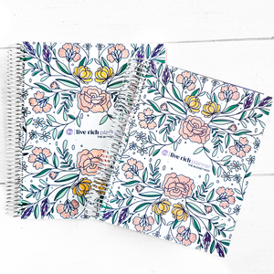 Live Rich Planner - Happy Floral (Undated)