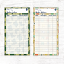 "Lucky" Theme Spending Trackers (Printable)