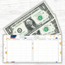 Disney Theme Horizontal Cash Envelopes (Printable)