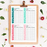 Cashless Envelope Tracker Paycheck
