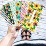 Sunflower Design Horizontal Cash Envelopes (Printable)