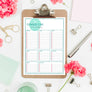 An 11-page meal planning workbook designed to help you succeed with your food budget!