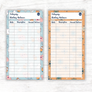Winter Theme Spending Trackers (Printable)