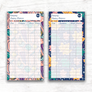 Leaves & Pumpkins Theme Spending Trackers (Printable)