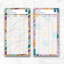 Leaves & Pumpkins Theme Spending Trackers (Printable)