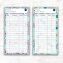 Beach Theme Spending Trackers (Printable)