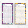 Beach Theme Spending Trackers (Printable)