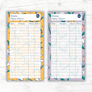 Spring Flower Theme Spending Trackers (Printable)
