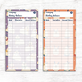 Llama Theme Spending Trackers (Printable)