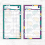 "Fall is Here" Theme Spending Trackers (Printable)