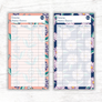 Spring Flower Theme Spending Trackers (Printable)