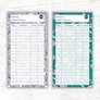 Spring Flower Theme Spending Trackers (Printable)