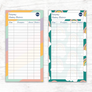 Rainbow Spending Trackers (Printable)