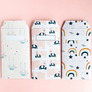 Girl Child Design Vertical Cash Savings Envelopes (Printable)