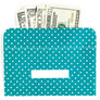 Polka Dot Design Horizontal Cash Envelopes (Printable)