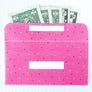 Spotted Design Horizontal Cash Envelopes (Printable)
