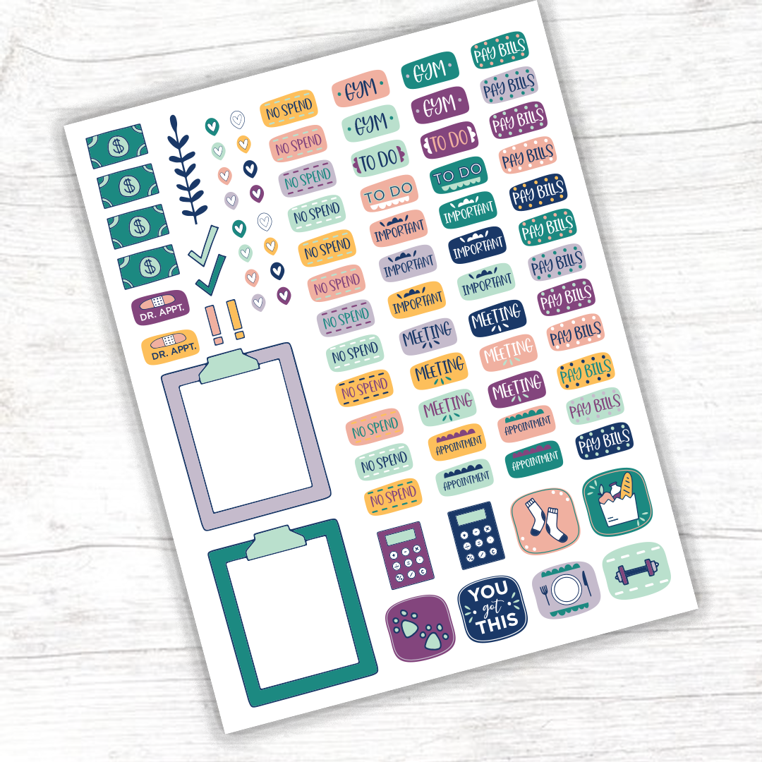 ENVELOPE PLANNER STICKERS I108 Envelope Stickers Mail Stickers Planner –  StickerMama