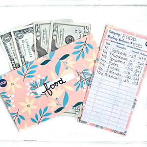 Floral Cash Envelope Set