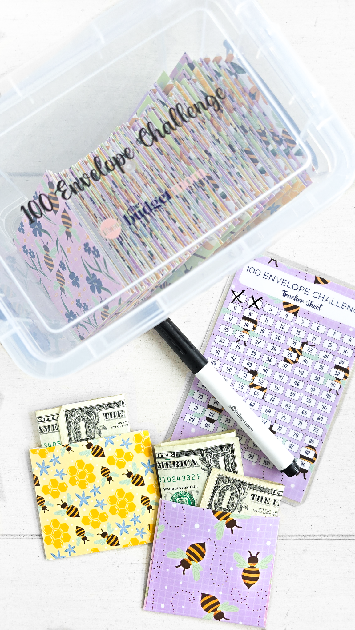 100 Envelope Savings Challenge Kit – The Budget Mom 100 Envelope Savings Challenge Kit – The Budget Mom