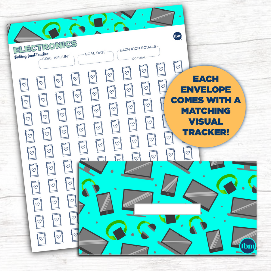 Sinking Fund Envelopes and Tracker Bundle (Printable)