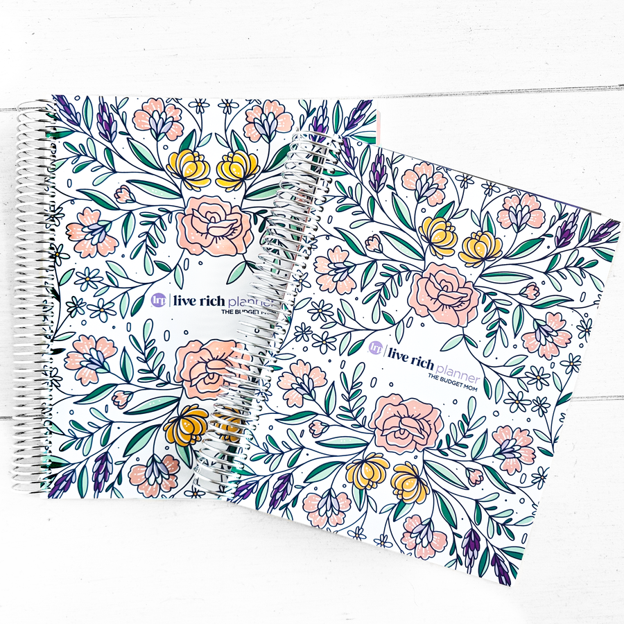 Live Rich Planner - Happy Floral (Undated)
