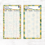 "Lucky" Theme Spending Trackers (Printable)
