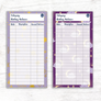 Celestial Theme Spending Trackers (Printable)