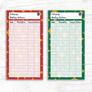 'The Holidays Are Here!' Theme Spending Trackers (Printable)
