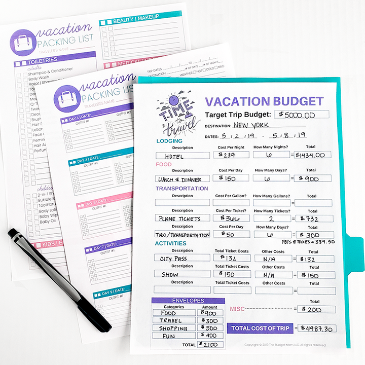 PRINTABLES The Budget Mom