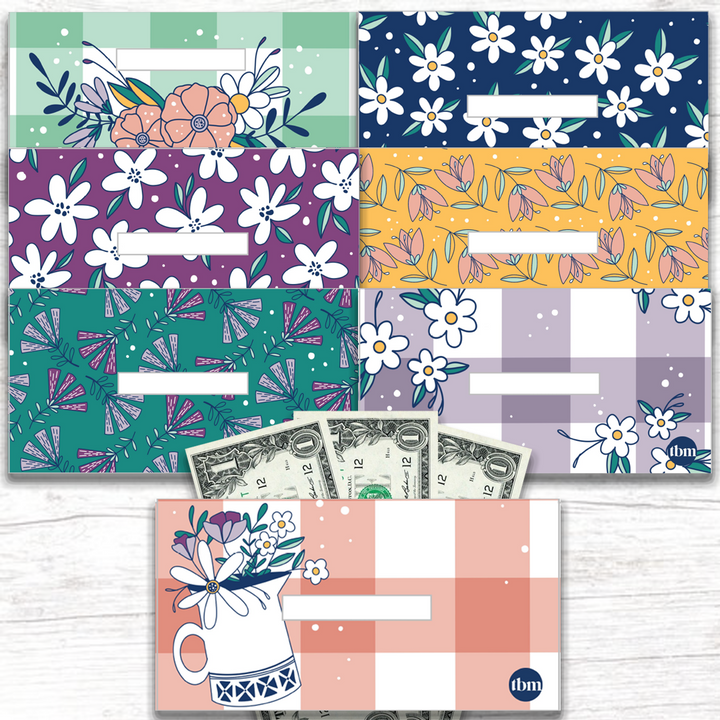 Spring Horizontal Cash Envelopes (Printable)