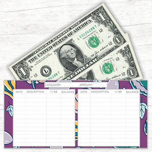 Fall Theme Horizontal Cash Envelopes (Printable)