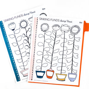 Flower Sinking Fund Trackers (Printable)