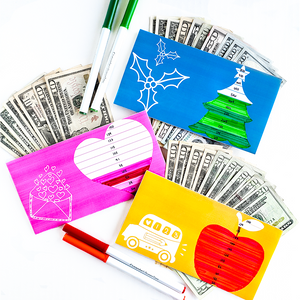 Horizontal Sinking Funds Cash Envelopes With Trackers (Printable)