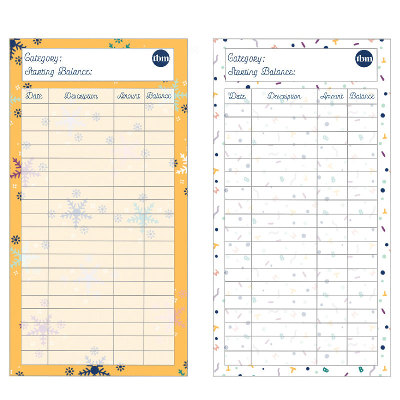 New Year Spending Trackers (Printable)