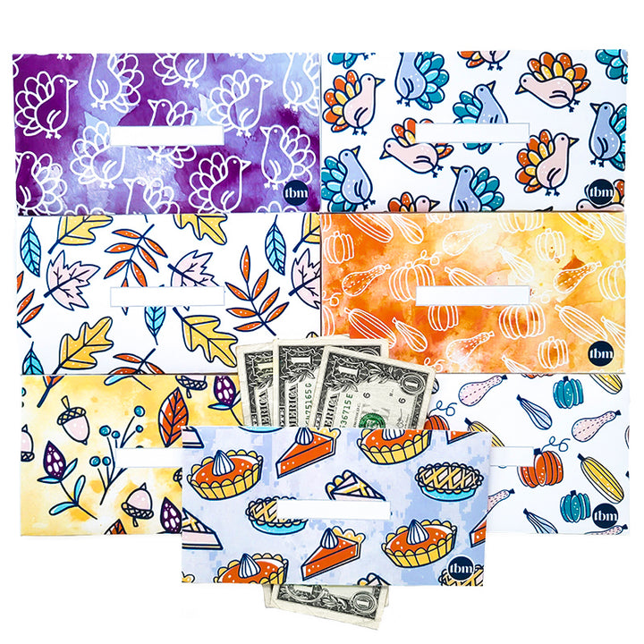 November Horizontal Cash Envelopes (Printable)