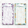Halloween Theme Spending Trackers (Printable)