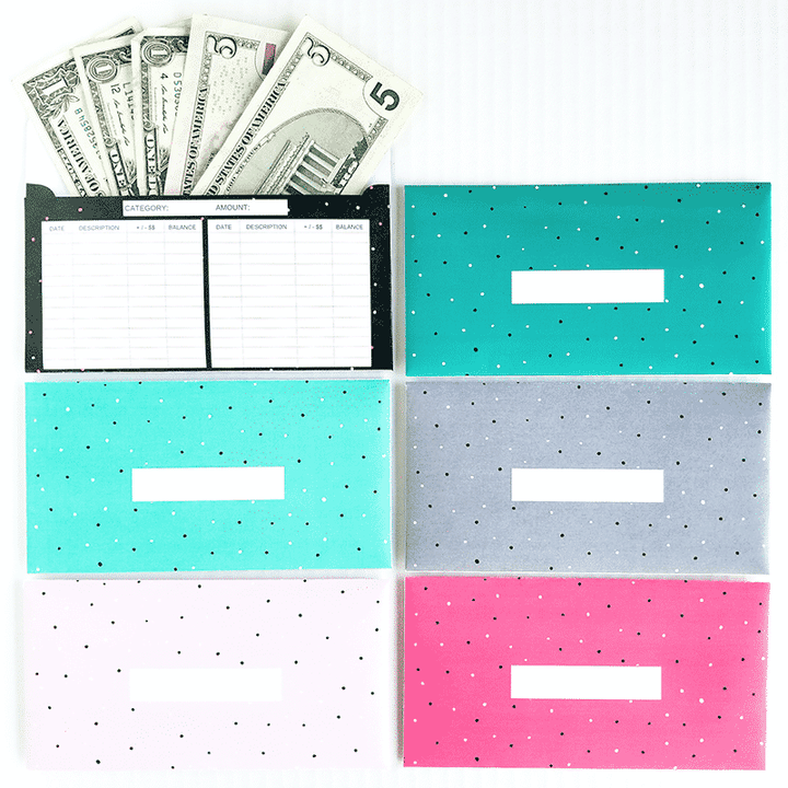 Do you use the cash envelope method for your budget? Organize your cash and stick to your budget by keeping track of your cash spending. These are great for the Dave Ramsey budget system.