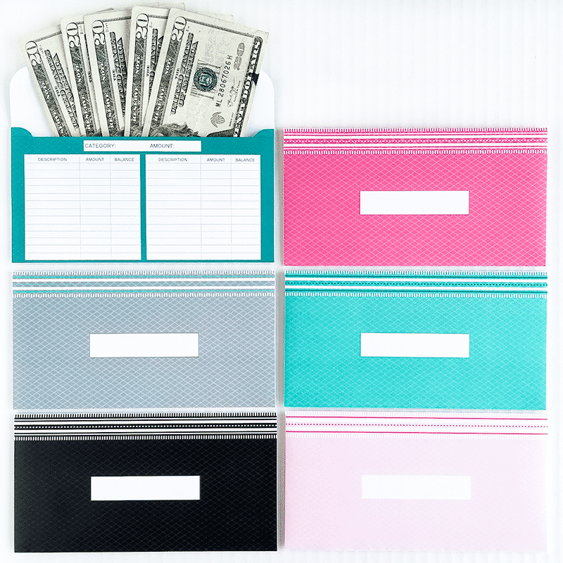 Stripe Design Horizontal Cash Envelopes (Printable) – The Budget Mom