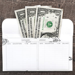 Summer Theme Horizontal Cash Envelopes (Printable)