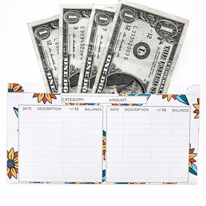 Sunflower Horizontal Cash Envelopes (Printable)