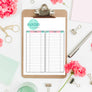 An 11-page meal planning workbook designed to help you succeed with your food budget!