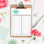 An 11-page meal planning workbook designed to help you succeed with your food budget!