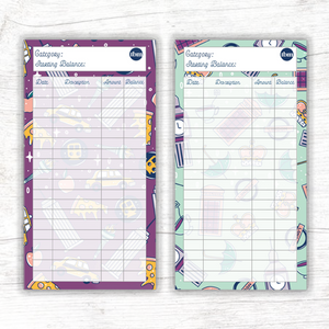 Vacation Theme Spending Trackers (Printable)