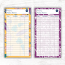 Vacation Theme Spending Trackers (Printable)