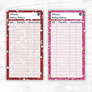 "Be My Valentine?" Theme Spending Trackers (Printable)