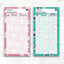 Garden Theme Spending Trackers (Printable)