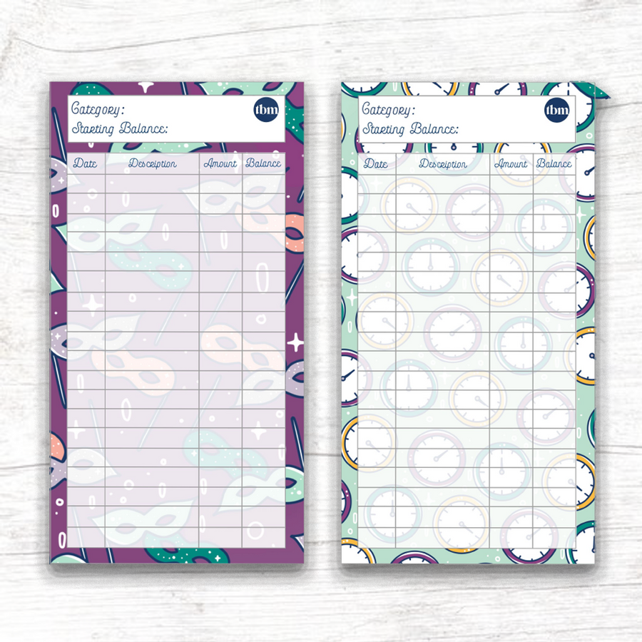 New Year 2022 Theme Spending Trackers (Printable)