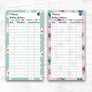 Garden Theme Spending Trackers (Printable)
