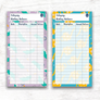 Garden Theme Spending Trackers (Printable)